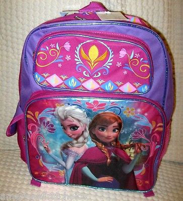 Frozen 16" Rolling Backpack,Lunchbox,Pencil Pouch,4 pc Stationary Set Combo-New!