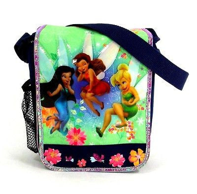 Tinkerbell and Fairies Insulated Messenger Lunch Bag Lunchbox-New!