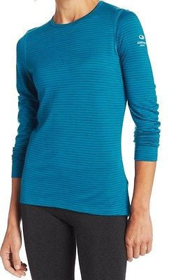 Icebreaker Women's Oasis Long Sleeve Stripe Crew Top by Icebreaker-Small-New!