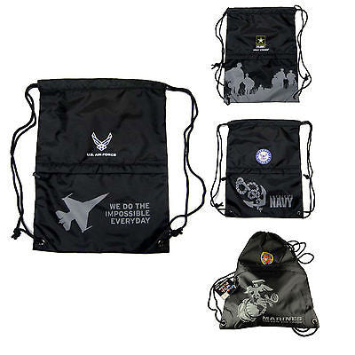 US NAVY AMERICA'S NAVY DRAWSTRING BAG BACKPACK TRAVEL STRING POUCH-BRAND NEW!