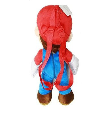 Nintendo Super Mario Brothers Mario 16 " Plush Backpack Tote- NEW with Tags!