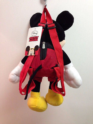 Walt Disney Mickey Mouse Clubhouse Plush Backpack Tote 17" NEW with Tags!