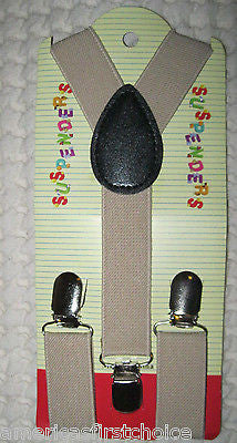 BOYS GIRLS KIDS DARK PURPLE CLIP-ON Y-Back Elastic Suspenders 1.5CM WIDTH-NEW!