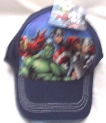 Marvel Comics The Avengers Hulk,Captain America,Thor,& Iron Man Baseball Cap-New