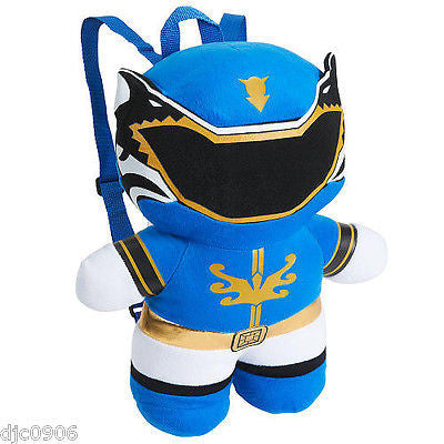 Nickelodeon Blue Billy Power Rangers 14 " Plush Figure Backpack Tote- NEW!