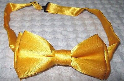 Kids Boys Girls Solid Cream Brown Adjustable Bow Tie-Children's Brown Bow tie