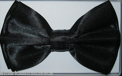 Black Tuxedo Bow Tie & Rainbow Black with Zebra Stripes Suspenders Combo Set-New