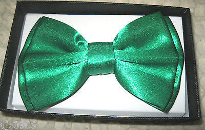 BRIGHT GREEN TUXEDO ADJUSTABLE  BOW TIE-GREEN ADJUSTABLE BOWTIE-NEW!!! GIFT BOX!