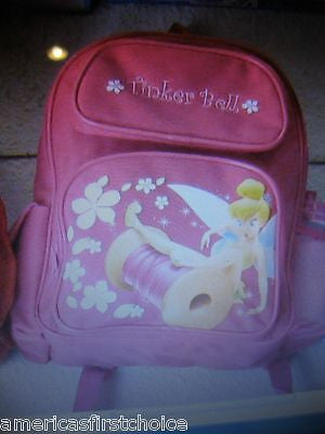 TINKERBELL W/ SPOOL OF THREAD 12" BACKPACK BY DISNEY! TINKERBELL BACKPACK-NEW!