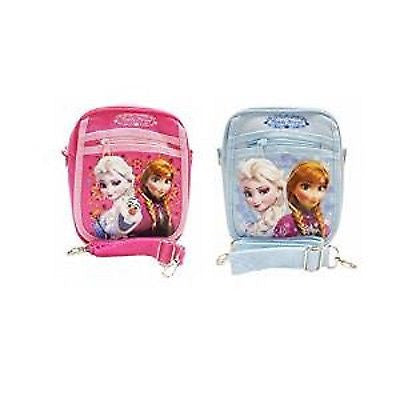 Disney Frozen Elsa Anna Light Blue+Hot Pink Shoulder Purse Bags/Messenger Bags