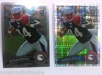 STEVAN RIDLEY RC 2011 TOPPS CHROME LOT OF 2 ROOKIE CARDS-1 XFRACTOR ROOKIE CARD
