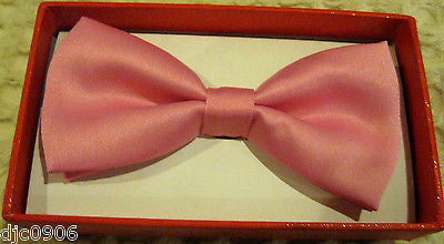 KID'S UNISEX SOLID WHITE COLOR TUXEDO ADJUSTABLE BOWTIE BOW TIE-NEW IN BOX!