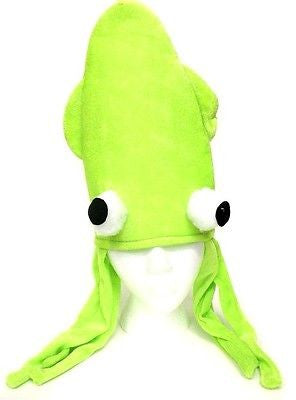 Black Squid Octopus Novelty Halloween Hat Adult Fun Silly Hat Cap-Brand New!