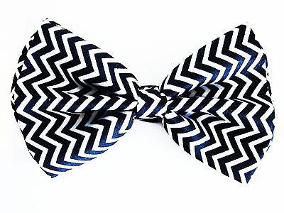 BLACK WHITE ZING ZANG TUXEDO ADJUSTABLE BOWTIE BOW TIE-NEW!BLACK WHITE BOW TIE