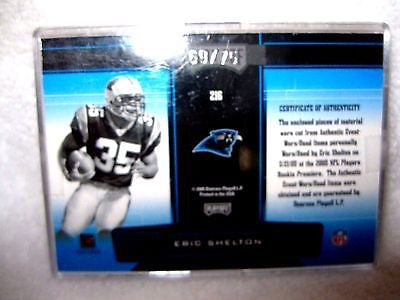 Keary Colbert RC 2004 UPPER DECK SP Authentic 2-Color Patch #/799-PANTHERS WR RC