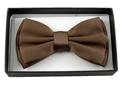 BROWN TUXEDO ADJUSTABLE  BOW TIE BOWTIE-NEW IN GIFT BOX!BROWN BOW TIE