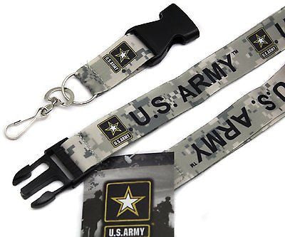 Official Licensed Products Military "US ARMY" Camo Lanyard-New with Tags!