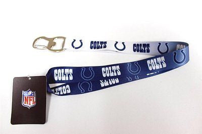 Colts Blue Licensed NFL Keychain/ID Holder Detachable Lanyard-Brand New