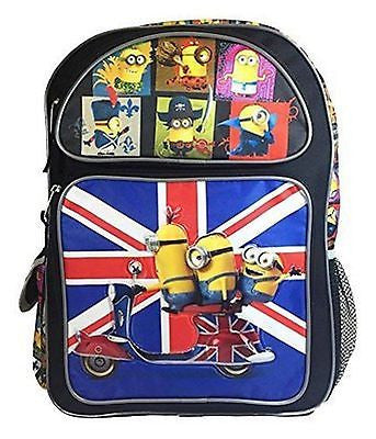 Despicable Me 2 Minions British Toddler 16" Adjustable strap Backpack-Brand New!