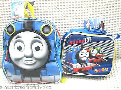 Thomas the Train 12" Backpack by Hit Entertainment + matching lunch box combo