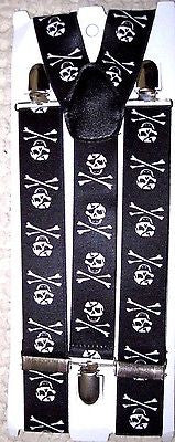 Unisex WIDE 1 1/2" ROCK GROUP HIM PENTALPHA Y-Back suspenders-New!VERS4