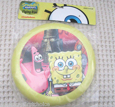 Sponge Bob SquarePants+Patrick  9" Frisbie Flying Disc Nick Jr.-New in Package!!