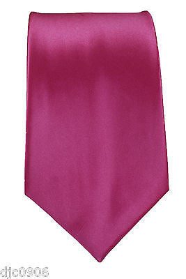 Unisex Light Pink Silk Feel Neck tie 56" L x 3" W-Pink Light Pink NeckTie-New