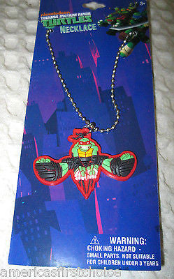 Teenage Mutant Ninja Turtles Raphael Charm Dog Tag Necklace-New in Package!