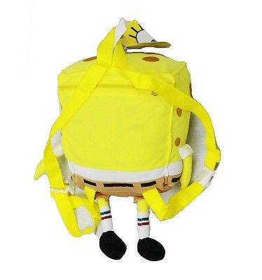 Nickelodeon Yellow Sponge Bob 14 " Plush Figure Backpack Tote- NEW in Tags!
