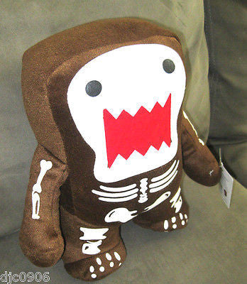 Domo Kun 7" Skeleton Plush Stuffed Toy-Domo Kun Skull Plush-Domo Kun Plush-New!