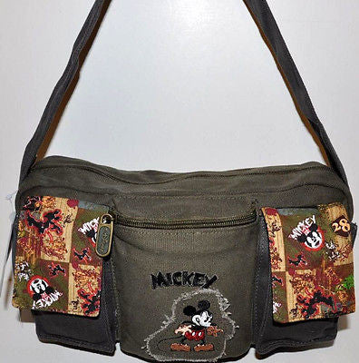 Walt Disney Mickey Mouse Purse with Straps 11"x 7" HandBag-NEW with Tags!