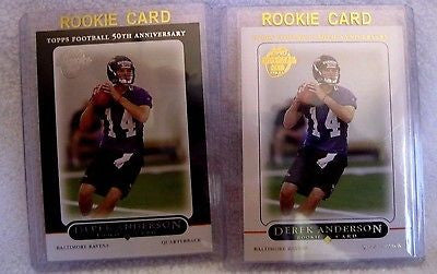 Derek Anderson RC 05 #ed Bowman Best,Limited Certified,SP Auto,SPX,Topps Chrome