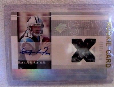 Stefan Lefors RC 2005 Topps Chrome Black Refractor Rookie #55/100-Panthers QB