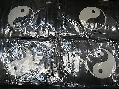 Black and White Ying Yang Symbol Wallet Unisex Men's 4.5" x 3" W-New in Package