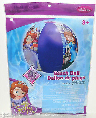 Walt Disney Sofia the First Little Princess 20" Beach Ball-Disney Beach Ball-New