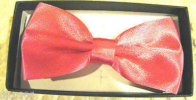 Solid Hot Pink  Adjustable Bowtie & Pink Adjustable Suspenders Combo-New!