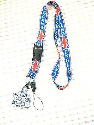 United Kingdom/England 15" lanyard for ID Holder & Mobile Devices Keychain-New!