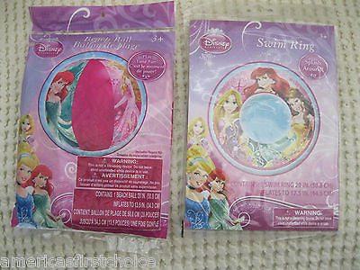 Princess and Friends  20" Beach Swim Ring by Walt Disney-New in Package!