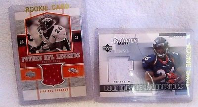 Keary Colbert RC 2004 UPPER DECK SP Authentic 2-Color Patch #/799-PANTHERS WR RC