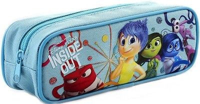 INSIDE OUT PINK PENCIL CASE WITH DISGUIST,FEAR,SADNESS,JOY,& ANGER-BRAND NEW!