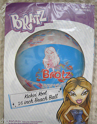 Bratz Cartoon 16" Beach Ball by Fox Television Network/MGA Entertainment-New!