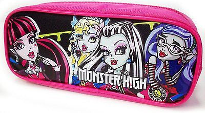 Mattel Monster High Pencil Pouch / Case (Pink) by Monster High-Brand New!