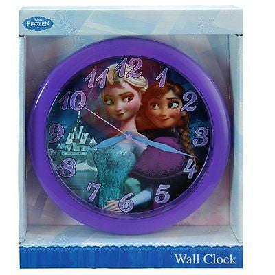 Disney Frozen Elsa Anna 10" WALL Clock -Brand new factory boxed