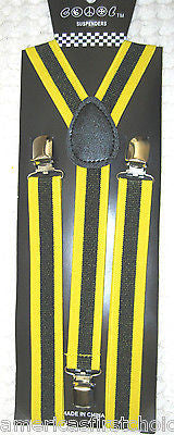 Red White Polka Dots Y-Back Adjustable Suspenders Unisex,Men,Women-New!