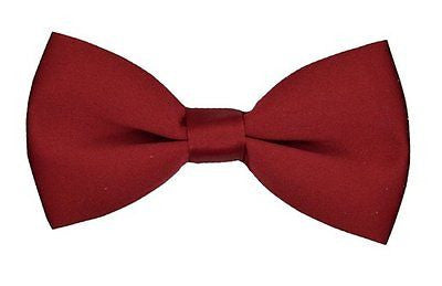 Kids Boys Girls Burgundy Maroon Adjustable Bow Tie-New in Gift Box!version1