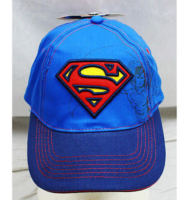 Marvel Super Hero Superman Signature Baseball Cap-Superman 2 tone Cap-New!
