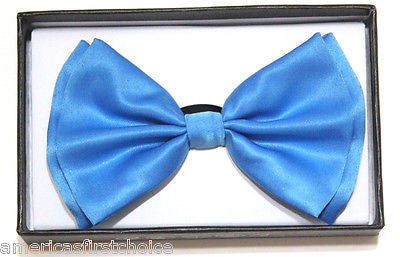 POWDER SKY BLUE TUXEDO ADJUSTABLE  BOW TIE BOWTIE-NEW IN GIFT BOX!BLUE BOW TIE