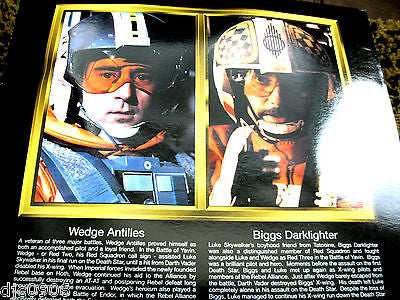 STAR WARS ACTION FIGURES WEDGE ANTILLES & BIGGS DARKLIGHTER 12" FIGURES-NEW!!!