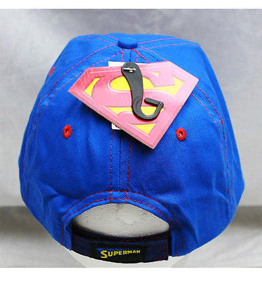 Marvel Super Hero Superman Signature Baseball Cap-Superman 2 tone Cap-New!