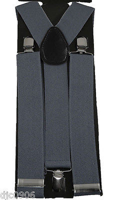 Thick 1 1/2" Dark Green Forest Green Y-Style Back suspenders-New in Package!